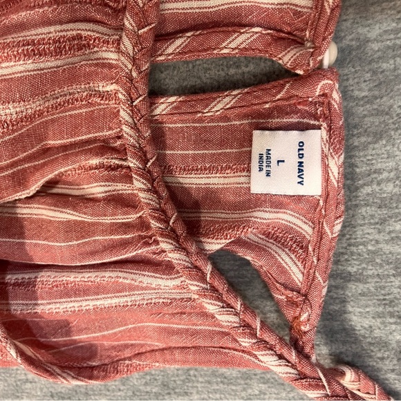 Old Navy Striped Maxi Dress in Pink and White L - Picture 9 of 9